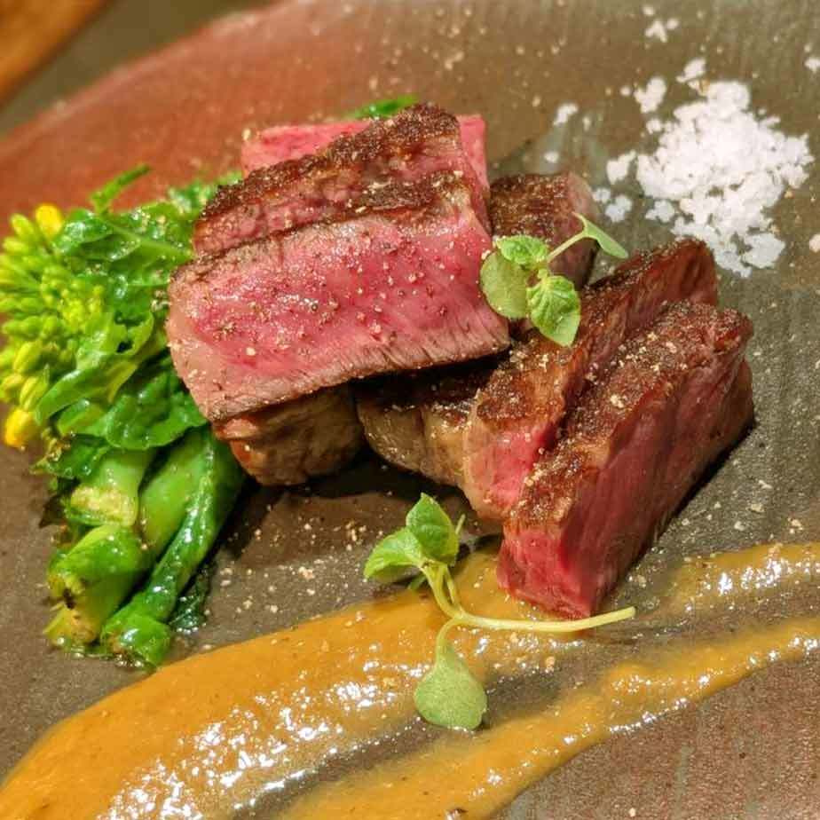 黒毛和牛"ランプ"ステーキ